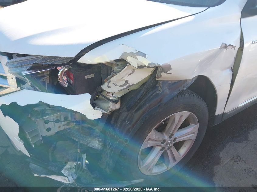 2012 Toyota Highlander Limited V6 VIN: 5TDDK3EHXCS155538 Lot: 41681267