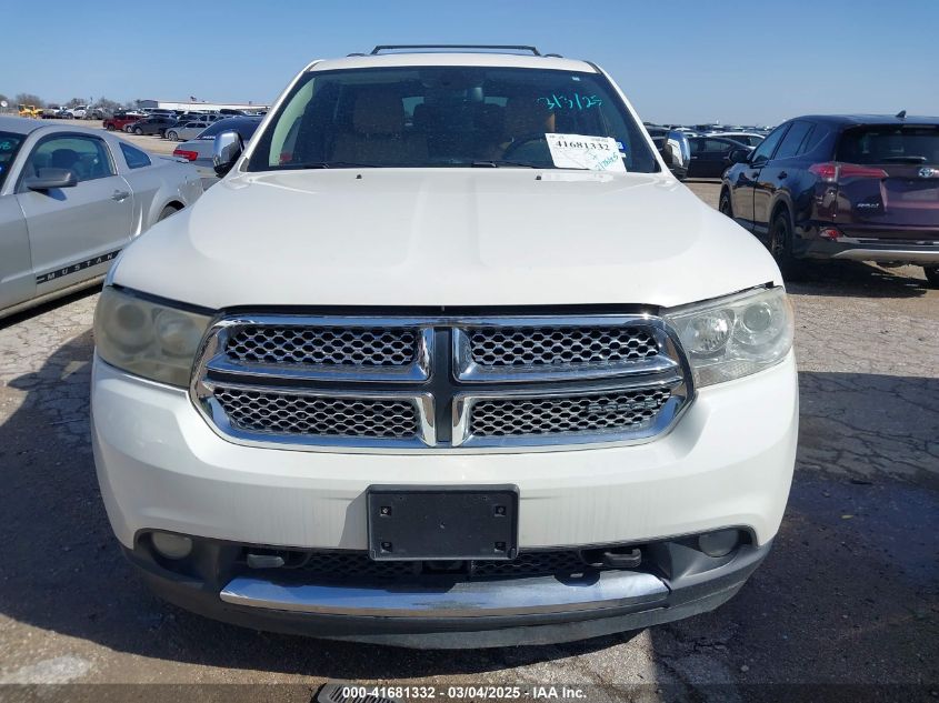 2012 Dodge Durango Citadel VIN: 1C4SDJET0CC109342 Lot: 41681332