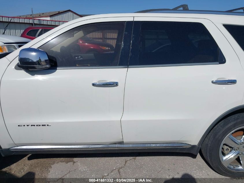 2012 Dodge Durango Citadel VIN: 1C4SDJET0CC109342 Lot: 41681332