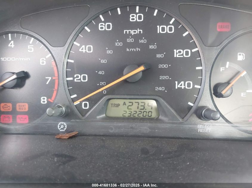 2002 Honda Accord 2.3 Ex/2.3 Se VIN: 1HGCG66872A136407 Lot: 41681336