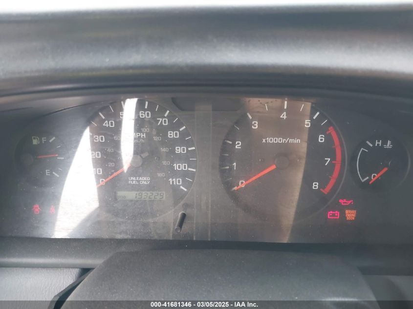 2000 Nissan Xterra Se/Xe VIN: 5N1ED28T5YC516333 Lot: 41681346