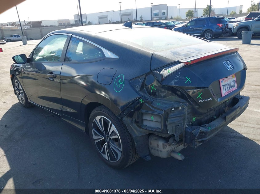 2016 HONDA CIVIC VIN: 2HGFC3B78GH361688