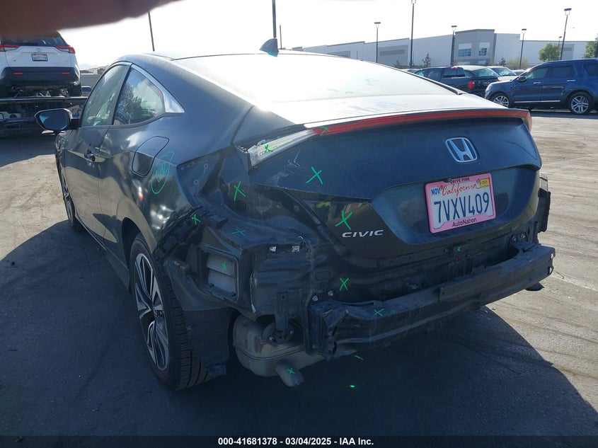 2016 HONDA CIVIC VIN: 2HGFC3B78GH361688