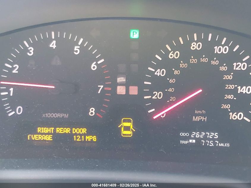 2002 Lexus Ls 430 VIN: JTHBN30F920082053 Lot: 41681409