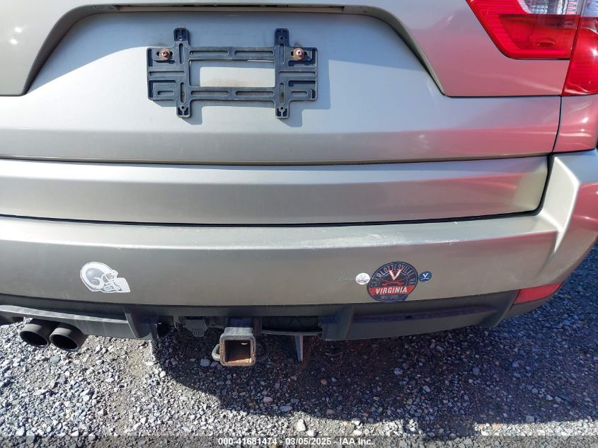 2007 BMW X3 3.0Si VIN: WBXPC93457WF09636 Lot: 41681474