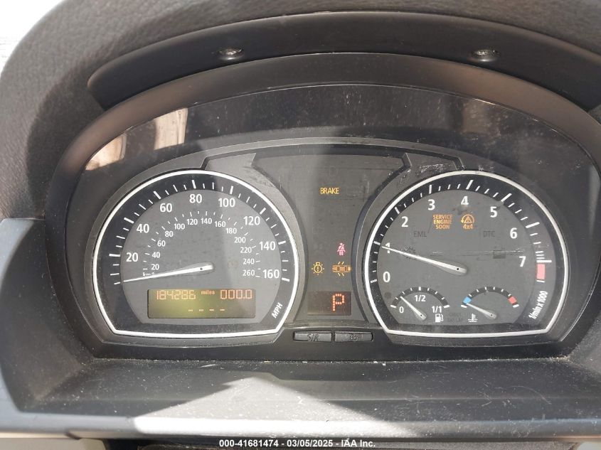 2007 BMW X3 3.0Si VIN: WBXPC93457WF09636 Lot: 41681474