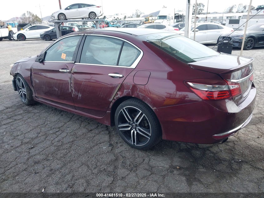 2017 HONDA ACCORD VIN: 1HGCR2F11HA045437