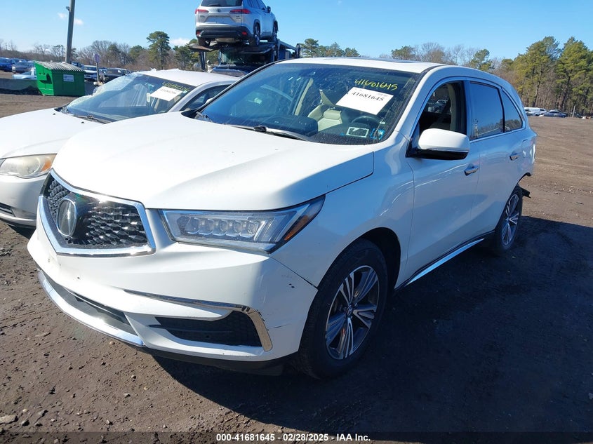 2017 ACURA MDX VIN: 5FRYD3H39HB001165