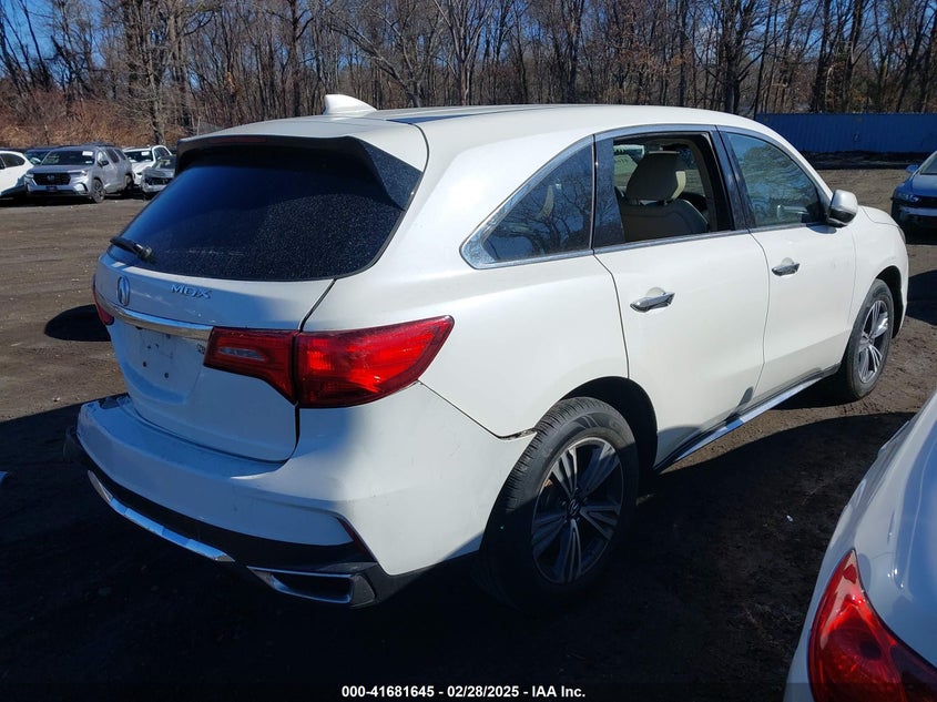 2017 ACURA MDX VIN: 5FRYD3H39HB001165