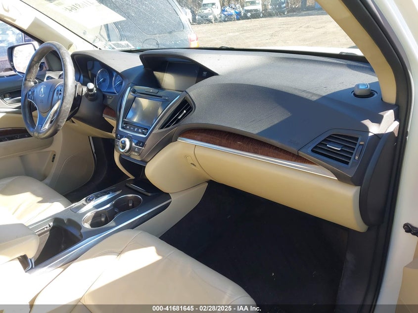 2017 ACURA MDX VIN: 5FRYD3H39HB001165