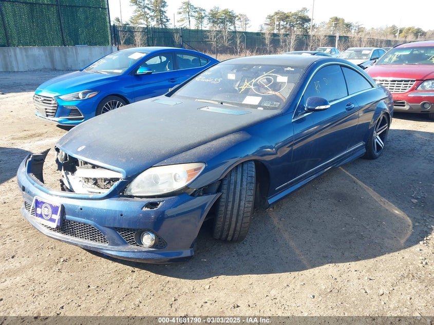 2009 MERCEDES-BENZ CL 550 VIN: WDDEJ86X19A022866