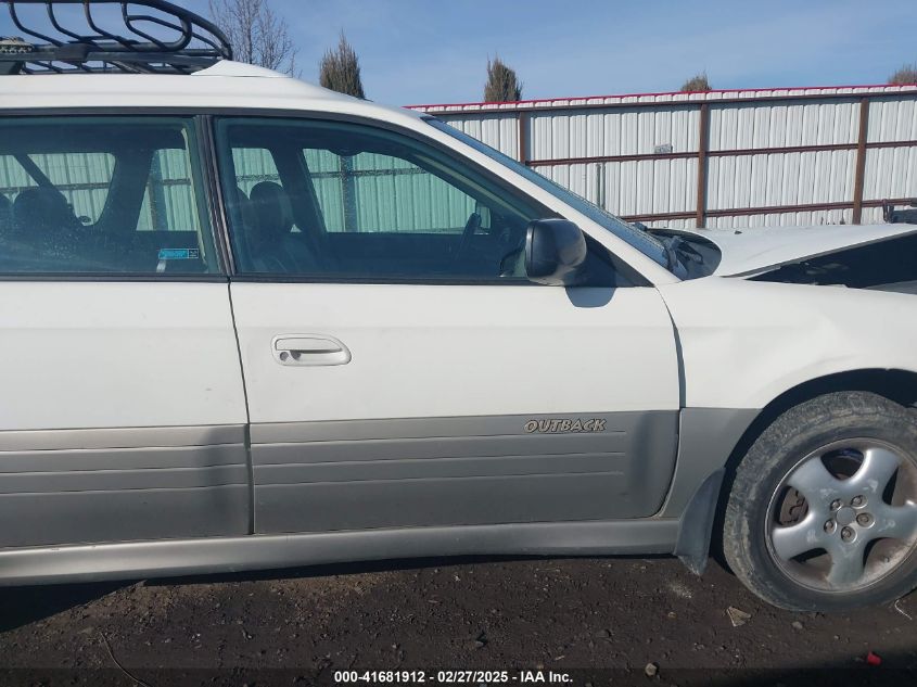 2000 Subaru Outback Limited VIN: 4S3BH686XY7604669 Lot: 41681912