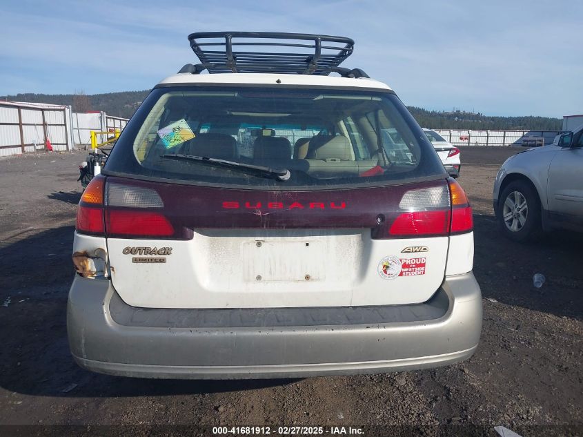 2000 Subaru Outback Limited VIN: 4S3BH686XY7604669 Lot: 41681912