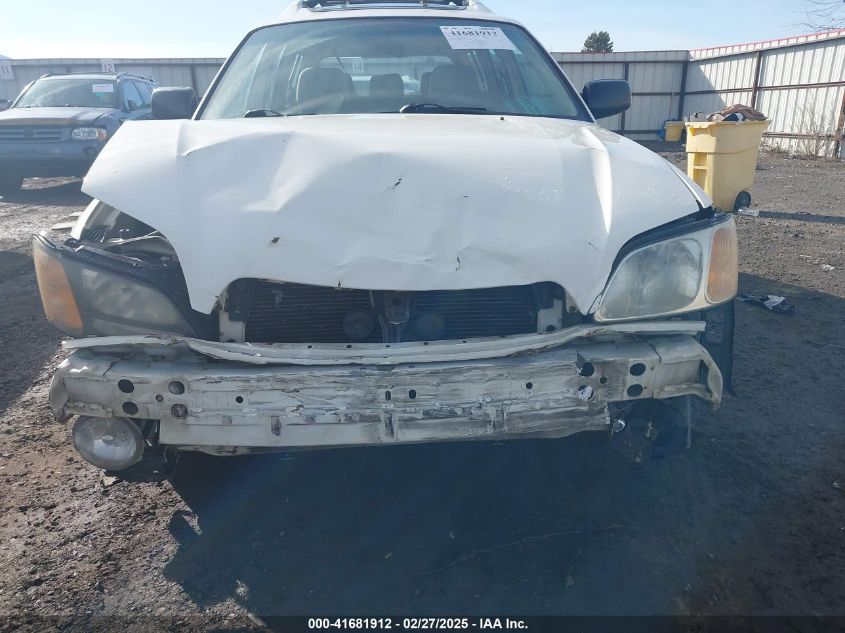 2000 Subaru Outback Limited VIN: 4S3BH686XY7604669 Lot: 41681912