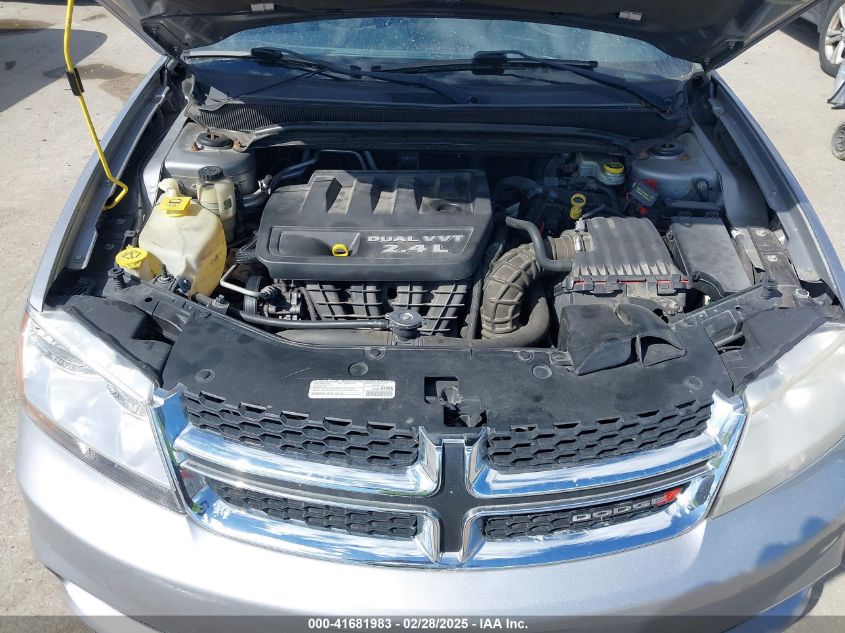 2013 Dodge Avenger Se VIN: 1C3CDZAB9DN566774 Lot: 41681983