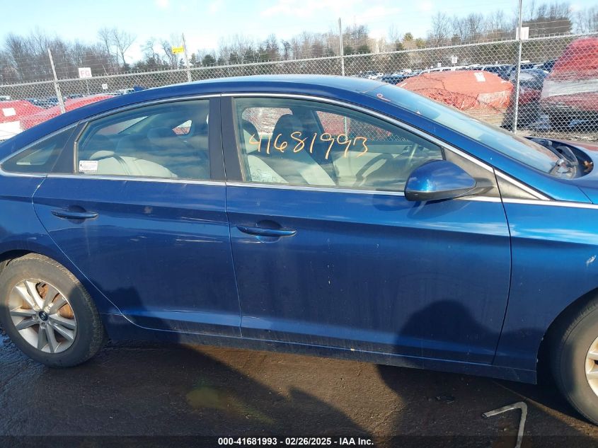 2017 Hyundai Sonata VIN: 5NPE24AF4HH456172 Lot: 41681993