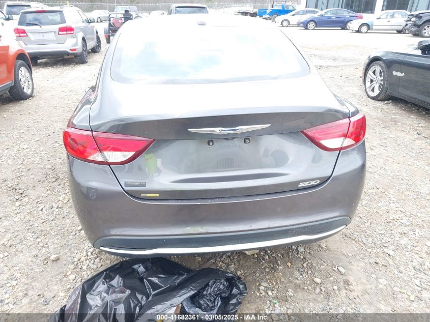 2015 Chrysler 200 Limited VIN: 1C3CCCAB6FN666320 Lot: 41682361