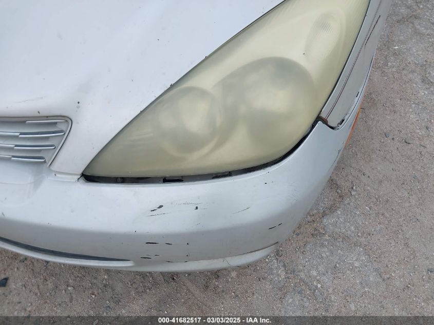 2004 Lexus Es 330 VIN: JTHBA30G340014418 Lot: 41682517