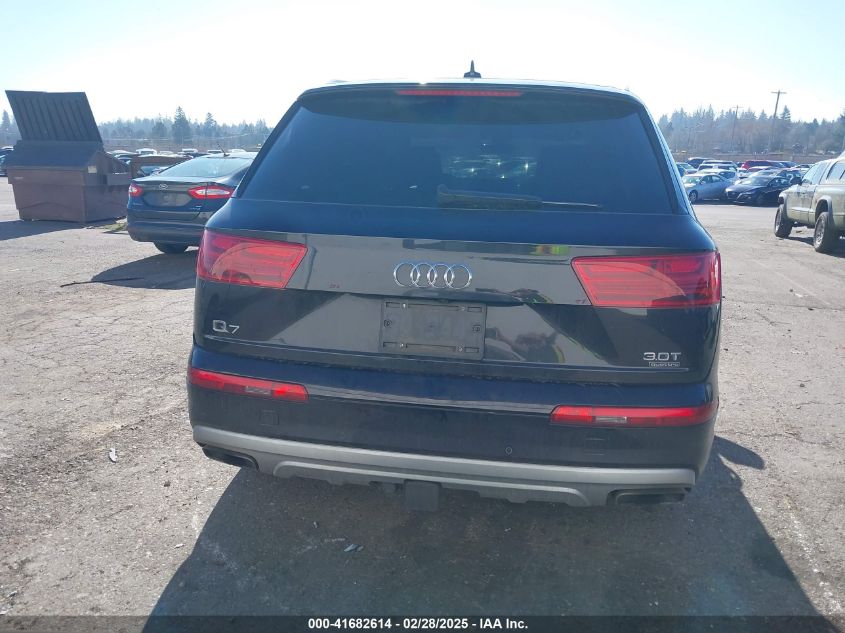 2017 Audi Q7 3.0T Premium VIN: WA1LAAF7XHD038760 Lot: 41682614