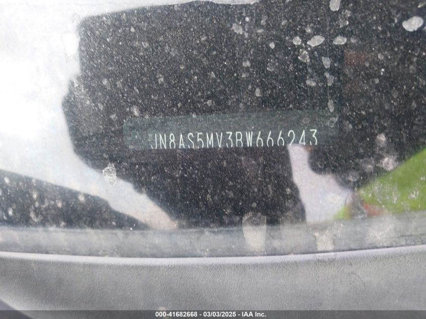 2011 Nissan Rogue S VIN: JN8AS5MV3BW666243 Lot: 41682668