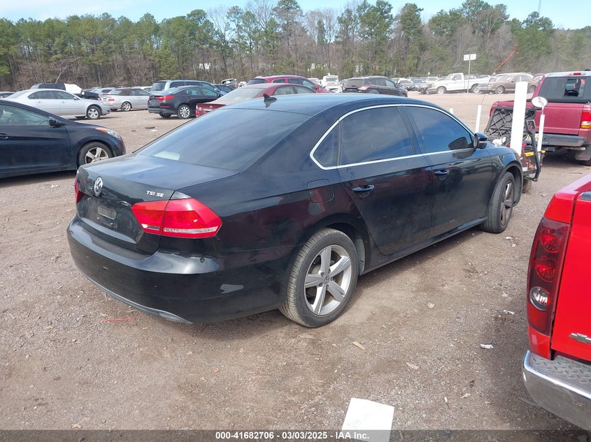 2014 VOLKSWAGEN PASSAT VIN: 1VWBT7A36EC093451