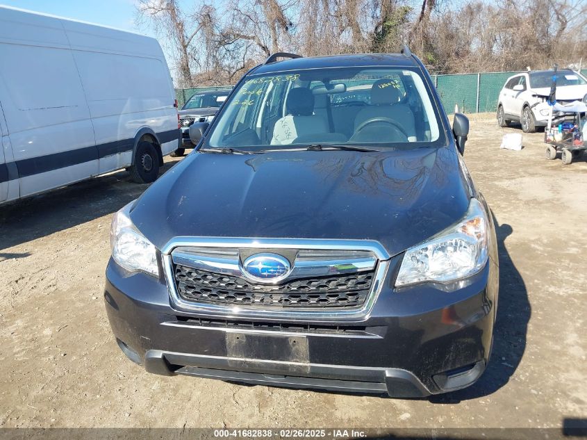 2015 Subaru Forester 2.5I VIN: JF2SJABC6FH597461 Lot: 41682838