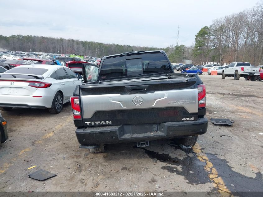 2024 Nissan Titan Platinum Reserve 4X4 VIN: 1N6AA1ED3RN104255 Lot: 41683212