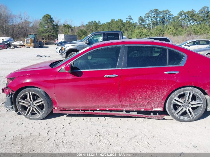 2016 Honda Accord Sport VIN: 1HGCR2F59GA Lot: 41683217