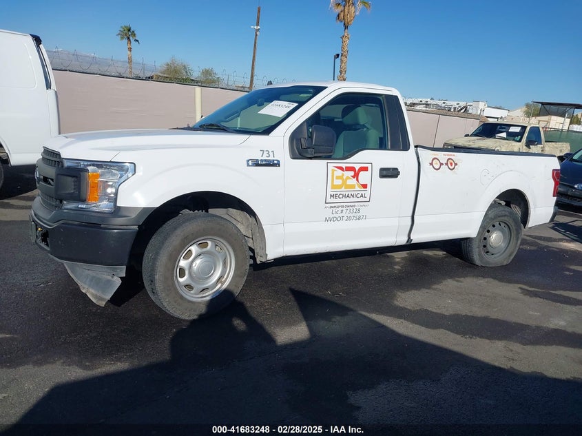 2020 Ford F-150 Xl VIN: 1FTMF1CB4LKD76633 Lot: 41683248