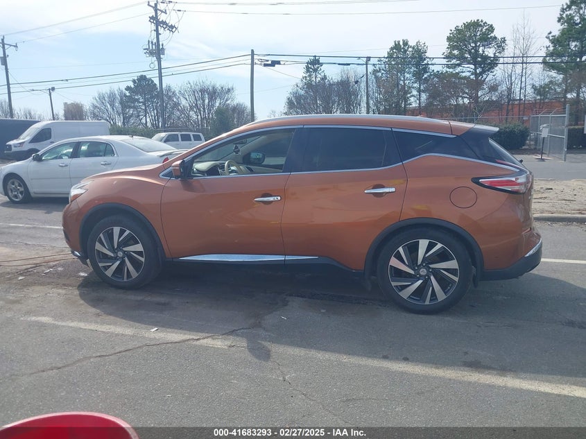 2015 Nissan Murano Platinum VIN: 5N1AZ2MG3FN264575 Lot: 41683293