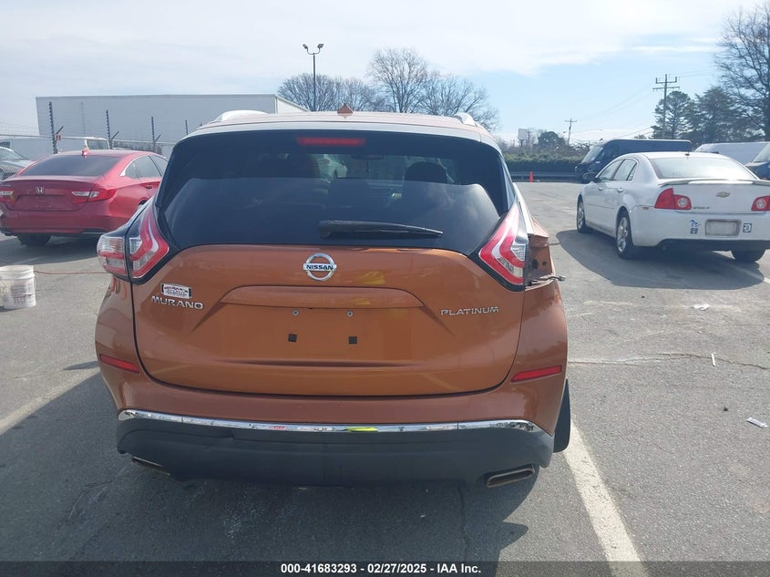 2015 Nissan Murano Platinum VIN: 5N1AZ2MG3FN264575 Lot: 41683293