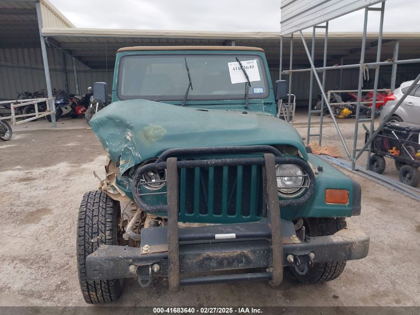 1997 Jeep Wrangler Se VIN: 1J4FY29P1VP408966 Lot: 41683640