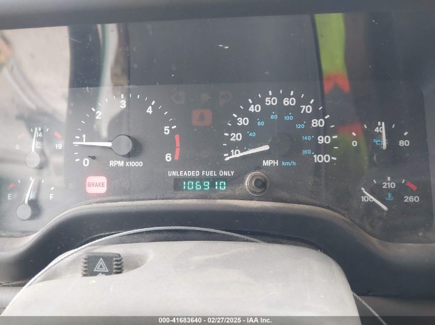 1997 Jeep Wrangler Se VIN: 1J4FY29P1VP408966 Lot: 41683640