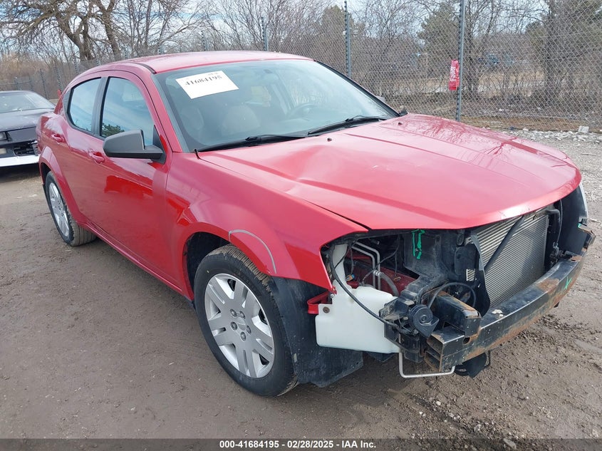 2014 DODGE AVENGER VIN: 1C3CDZAB3EN116619