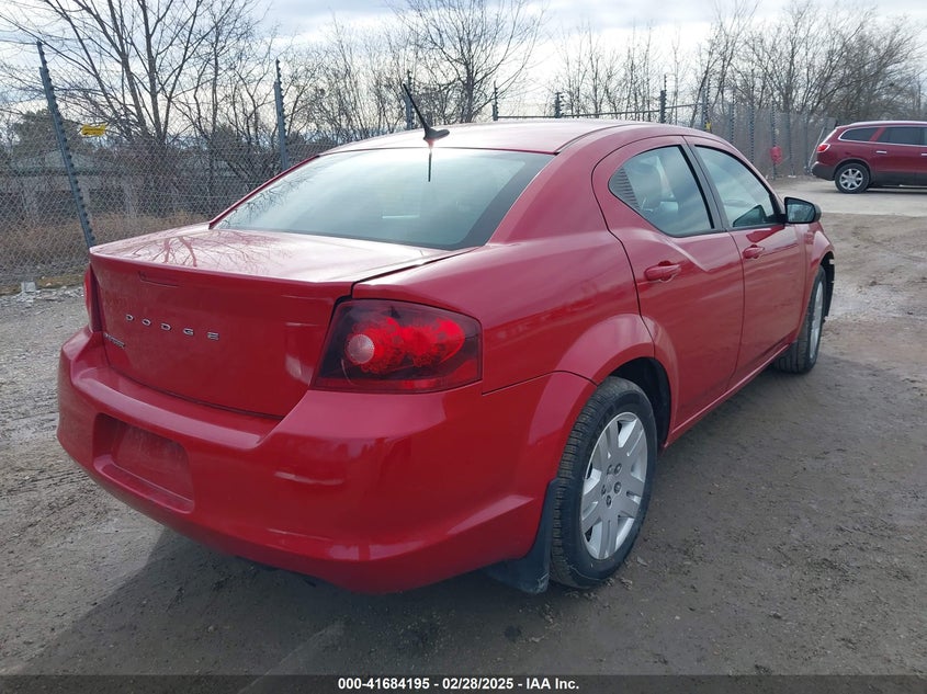 2014 DODGE AVENGER VIN: 1C3CDZAB3EN116619