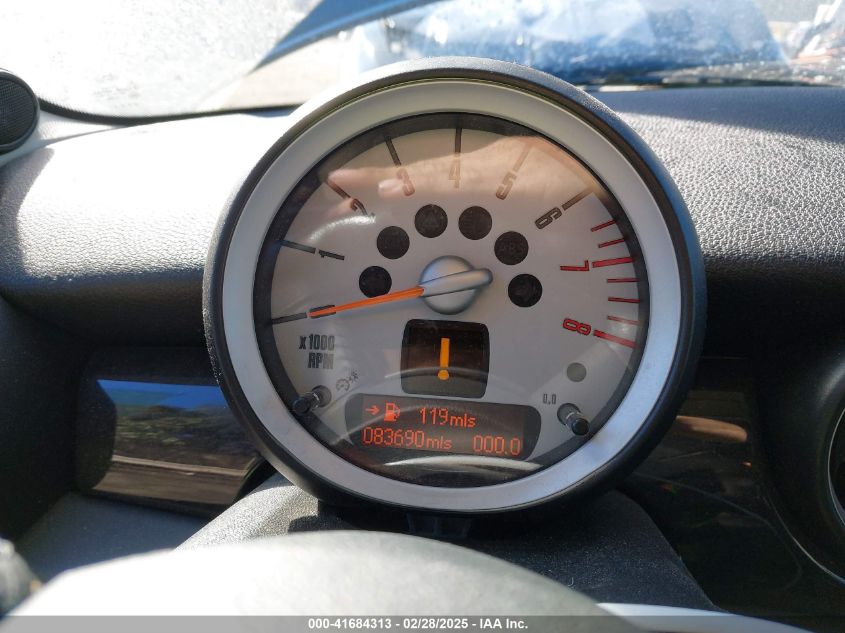 2010 Mini Cooper S VIN: WMWMF7C57ATX45924 Lot: 41684313