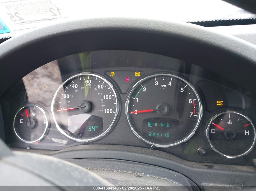 2012 JEEP LIBERTY VIN: 1C4PJMAK6CW136508