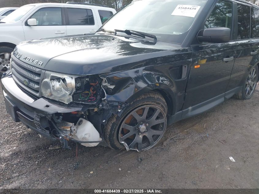 2008 Land Rover Range Rover Sport Hse VIN: SALSF25468A139451 Lot: 41684439