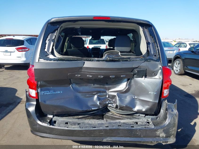 2018 Dodge Grand Caravan Sxt VIN: 2C4RDGCG3JR135817 Lot: 41684886