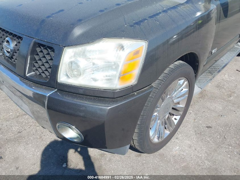 2007 Nissan Armada Se VIN: 5N1BA08A27N715194 Lot: 41684991