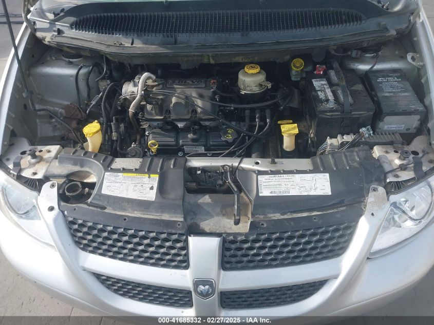 2002 Dodge Grand Caravan Ex VIN: 2B8GP74L12R522101 Lot: 41685332