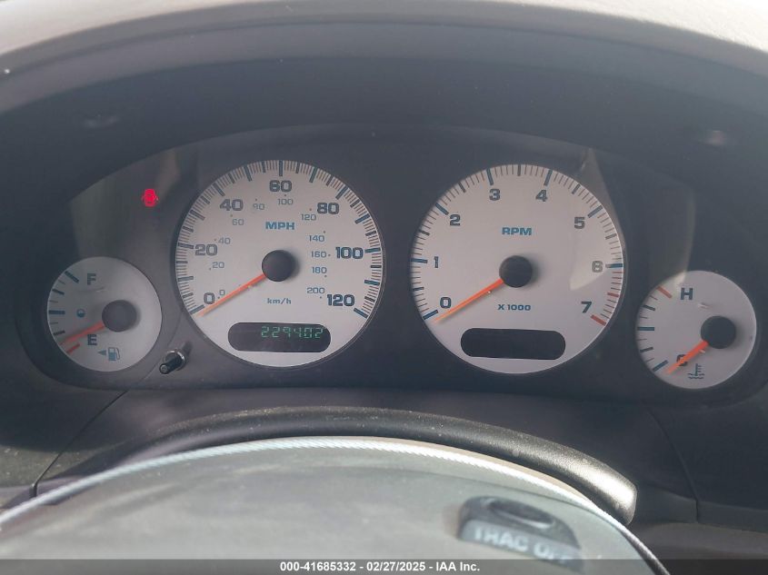 2002 Dodge Grand Caravan Ex VIN: 2B8GP74L12R522101 Lot: 41685332