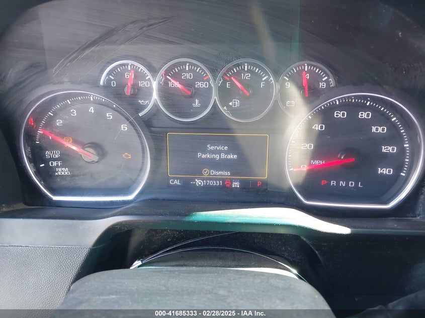 2019 CHEVROLET SILVERADO 1500 VIN: 3GCUYDED8KG263719