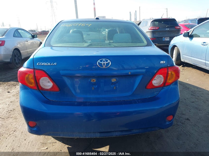 2009 TOYOTA COROLLA VIN: JTDBL40E499086781