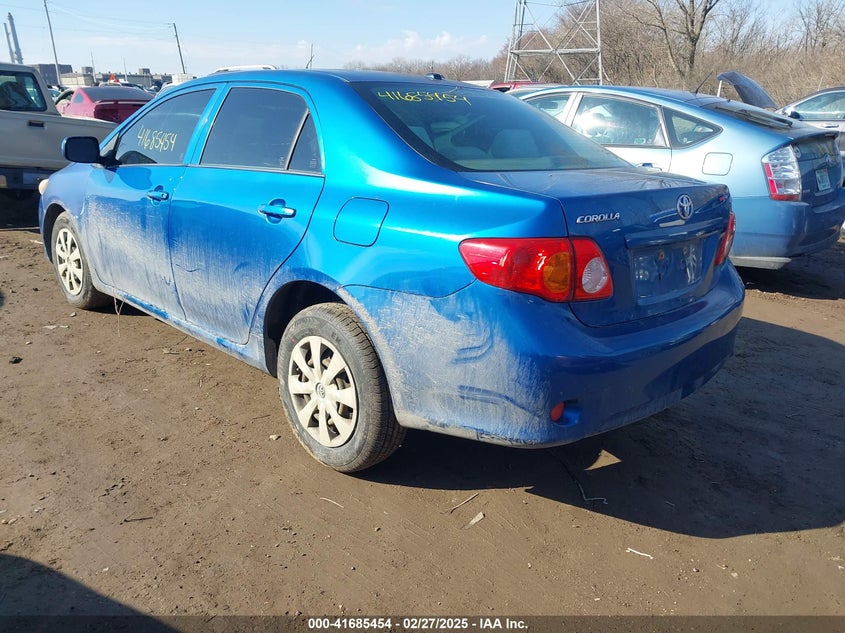 2009 TOYOTA COROLLA VIN: JTDBL40E499086781