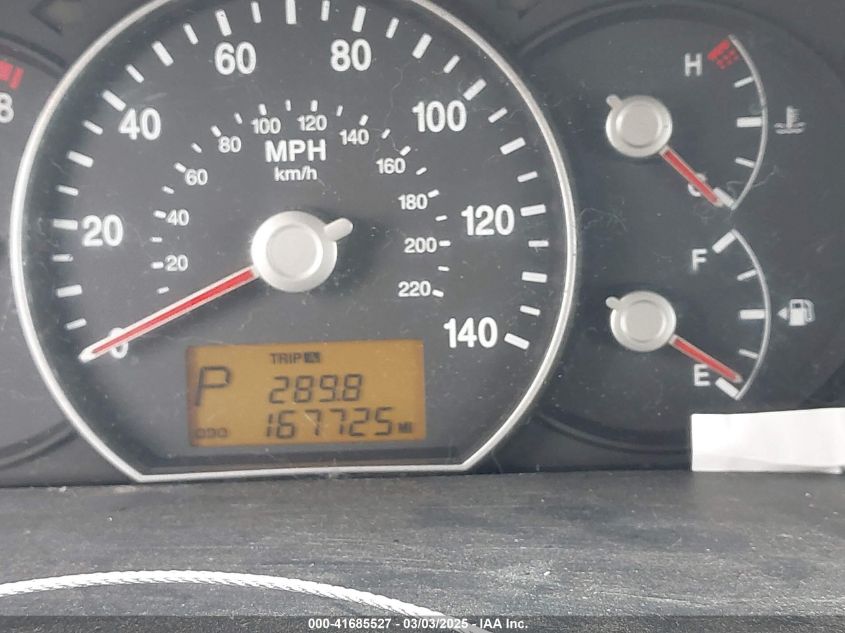 2008 Kia Rondo Lx VIN: KNAFG525087165199 Lot: 41685527