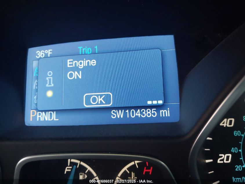 2014 Ford Focus Se VIN: 1FADP3F29EL377445 Lot: 41686037