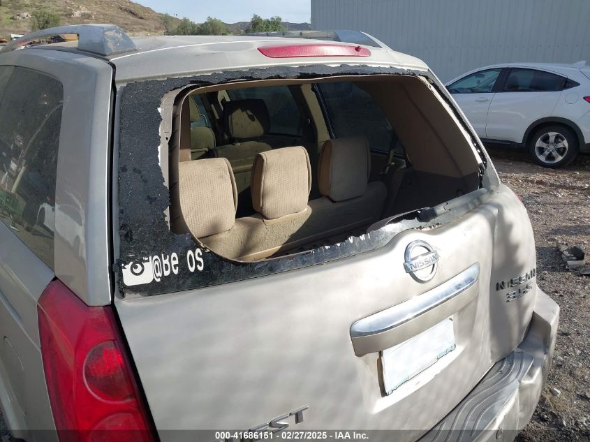 2007 Nissan Quest 3.5 S VIN: 5N1BV28U17N115387 Lot: 41686151