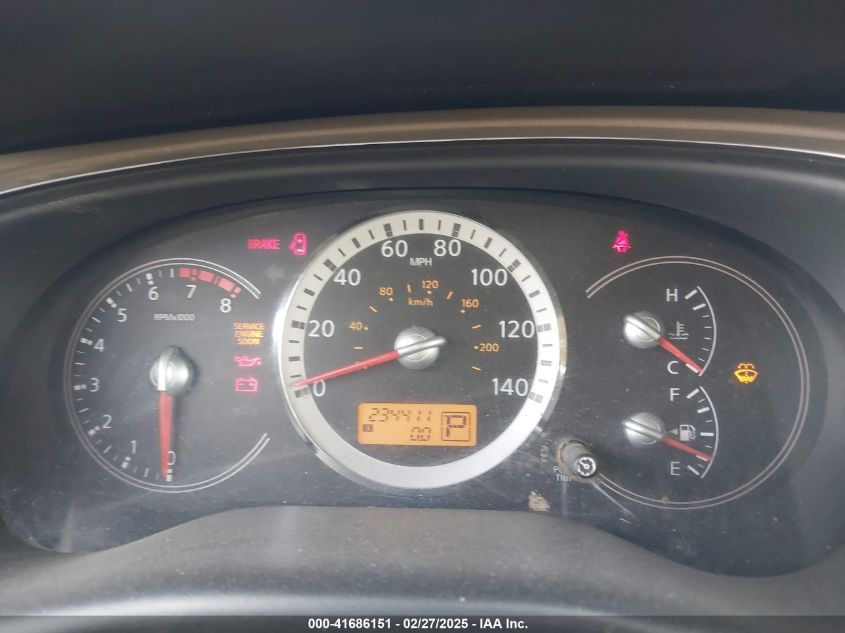 2007 Nissan Quest 3.5 S VIN: 5N1BV28U17N115387 Lot: 41686151