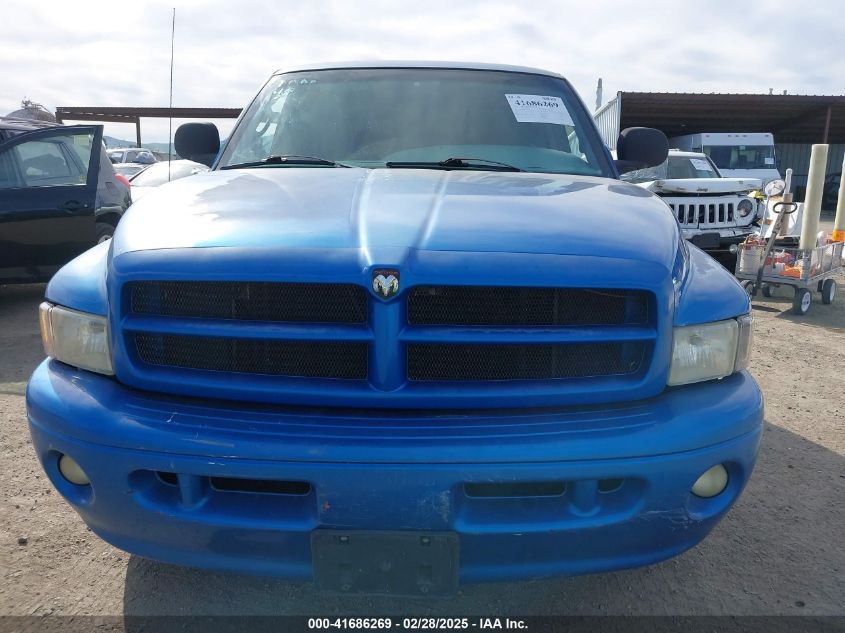 1999 Dodge Ram 1500 St VIN: 3B7HC13Z2XG197088 Lot: 41686269